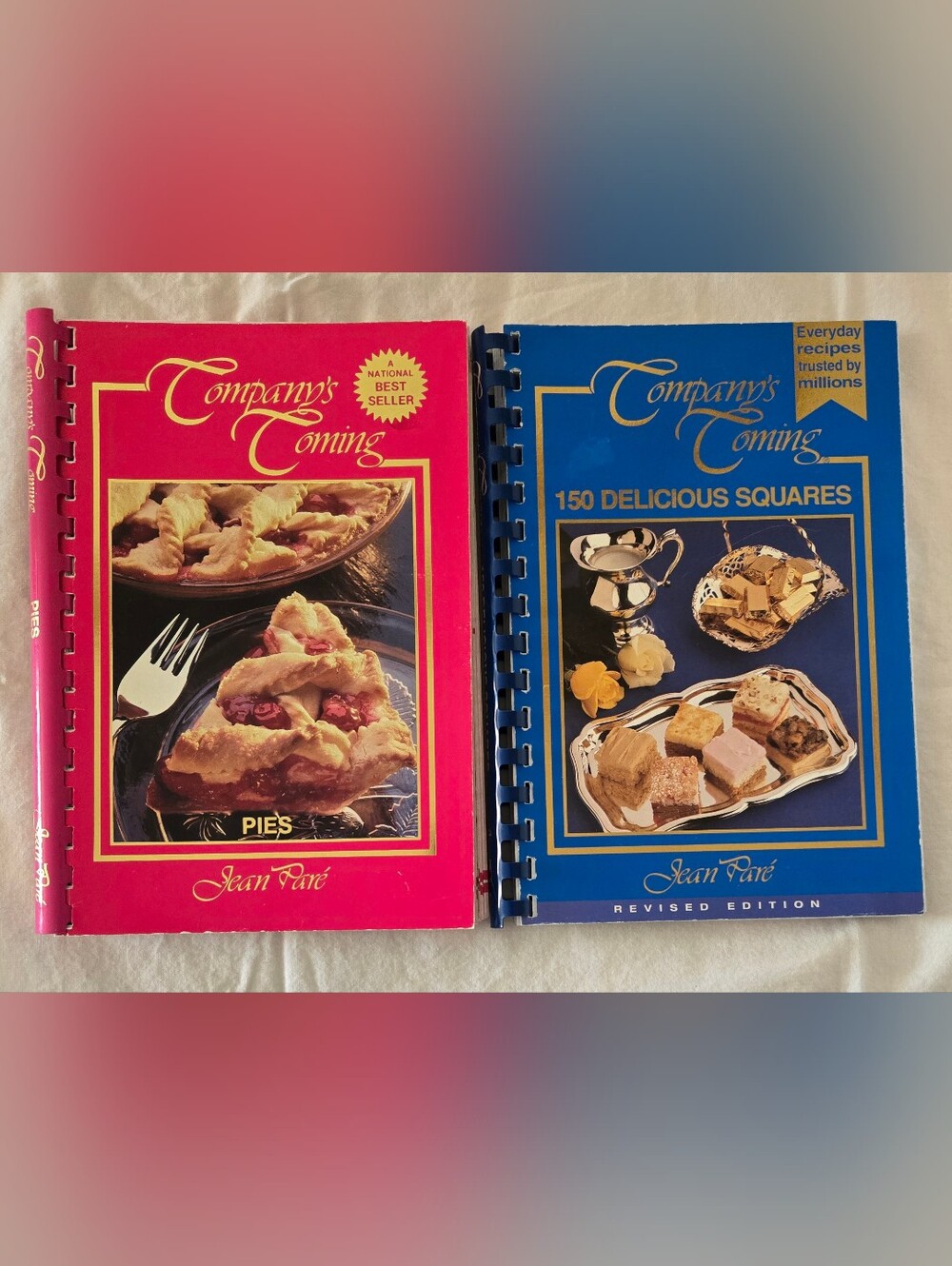 Company's Coming Cookbook Bundle: Pies & 150 Delicious Squares Pies & 150